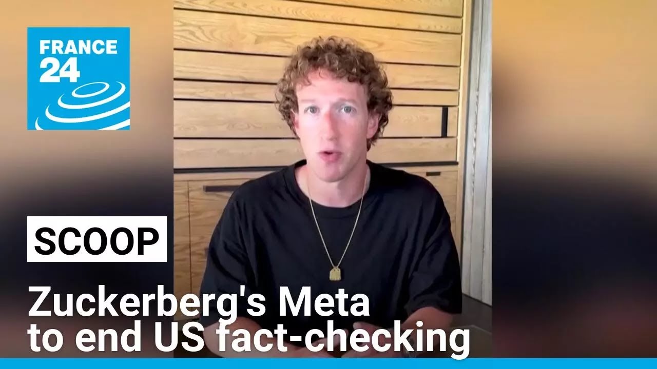 Zuckerberg's Meta to end US fact-checking: Why and what next? • FRANCE 24 English