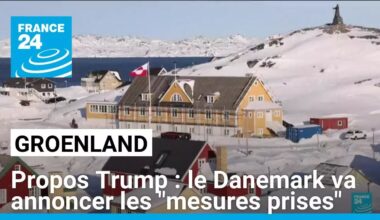 Groenland : le Danemark va annoncer les "mesures prises" après les propos de Trump • FRANCE 24