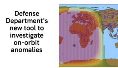 Defense Department's new tool to investigate on-orbit anomalies