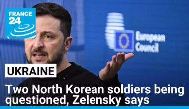 Ukraine questioning two North Korean soldiers captured in Kursk, Zelensky says • FRANCE 24 English