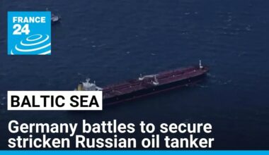 Germany battles to secure stricken 'Russian shadow fleet' oil tanker • FRANCE 24 English