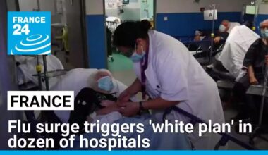 France: Flu surge triggers 'white plan' in dozen of hospitals • FRANCE 24 English