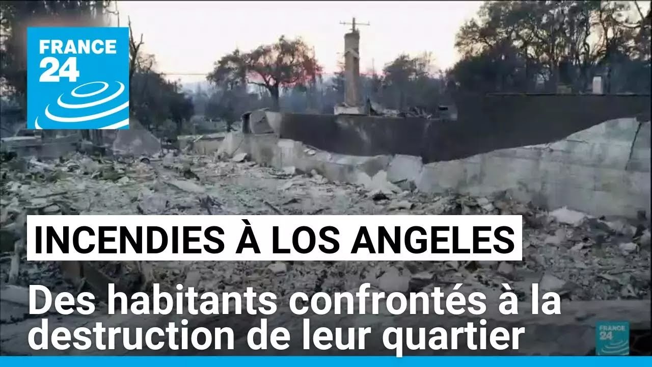 Incendies à Los Angeles : à Altadena, des habitants confrontés à la destruction de leur quartier