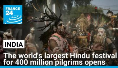 India opens the world's largest Hindu festival for 400 million pilgrims • FRANCE 24 English