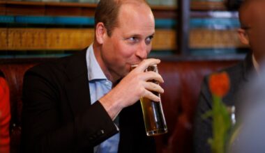 Prince William Shares Pint With Soccer Fans After Kate Middleton Remission