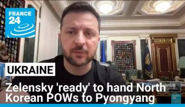 Zelensky 'ready' to hand North Korean POWs to Pyongyang • FRANCE 24 English