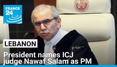 Lebanon's president names ICJ judge Nawaf Salam as prime minister • FRANCE 24 English