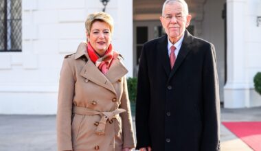 Swiss President Karin Keller-Sutter makes official visit to Austria