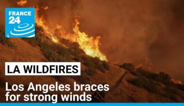 Los Angeles braces for strong winds as deadly wildfires continue to rage • FRANCE 24 English