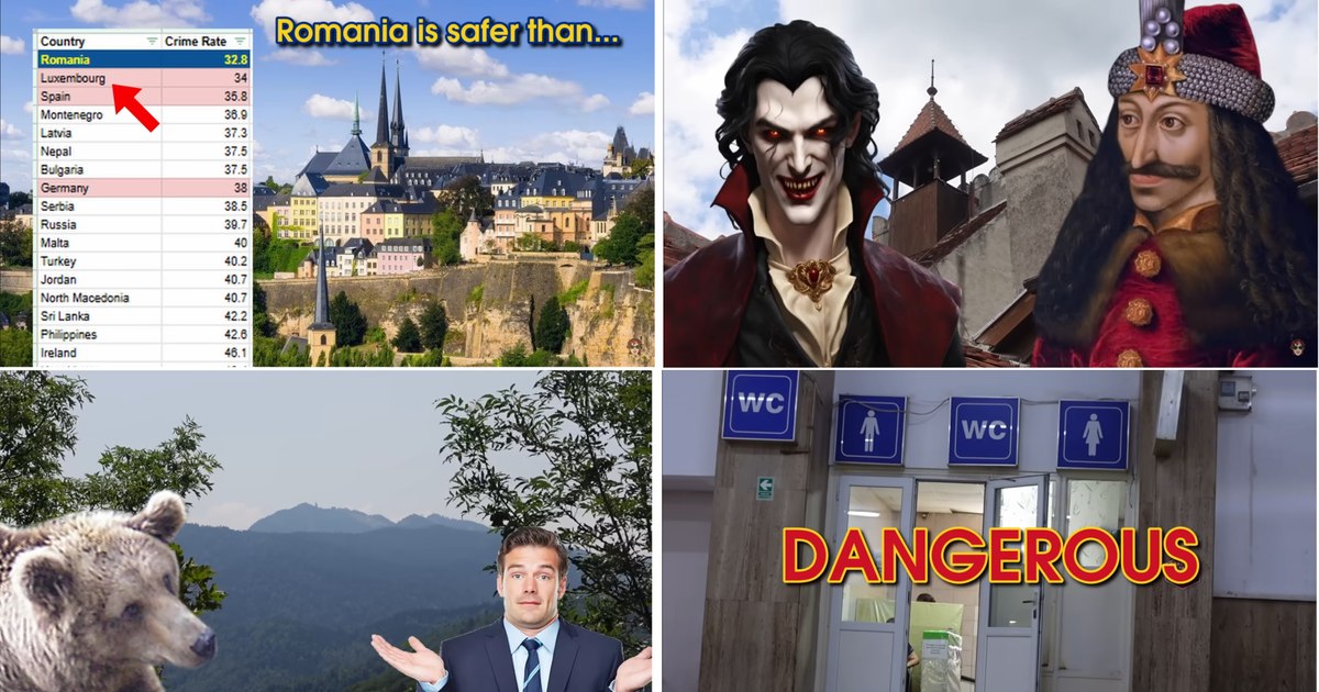 Vlogger australian în România: „Mi-am riscat viața vizitând Castelul Bran”. Ce spune despre romi, urși și capcane turistice