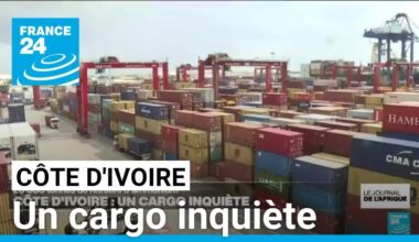 Côte d'Ivoire : un cargo transportant 20 000 tonnes de nitrates d'ammonium inquiète • FRANCE 24