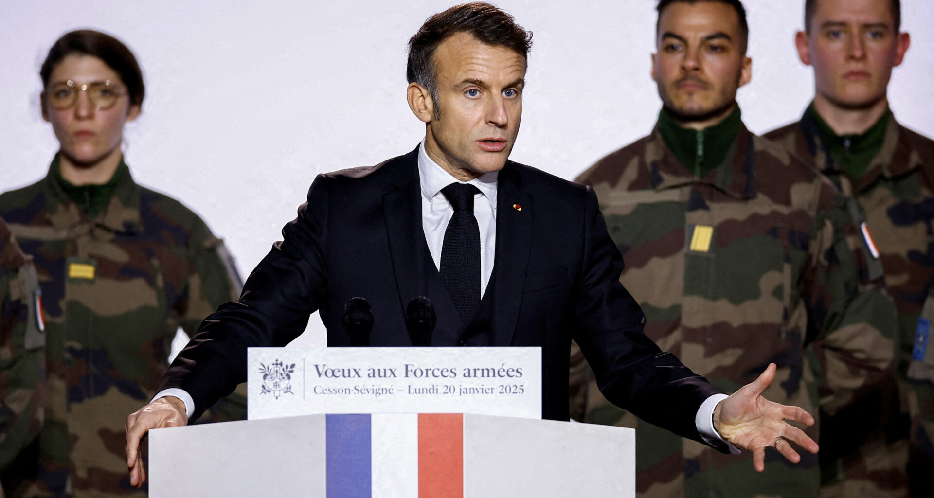 France Emmanuel Macron Trump Remarks