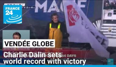 Charlie Dalin sets world record with Vendee Globe victory • FRANCE 24 English