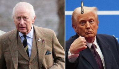 King Charles sends personal message to Donald Trump as he is sworn in as US president