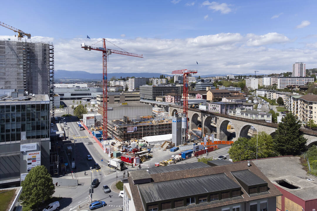 Gros déploiement de la police lausannoise à Malley
