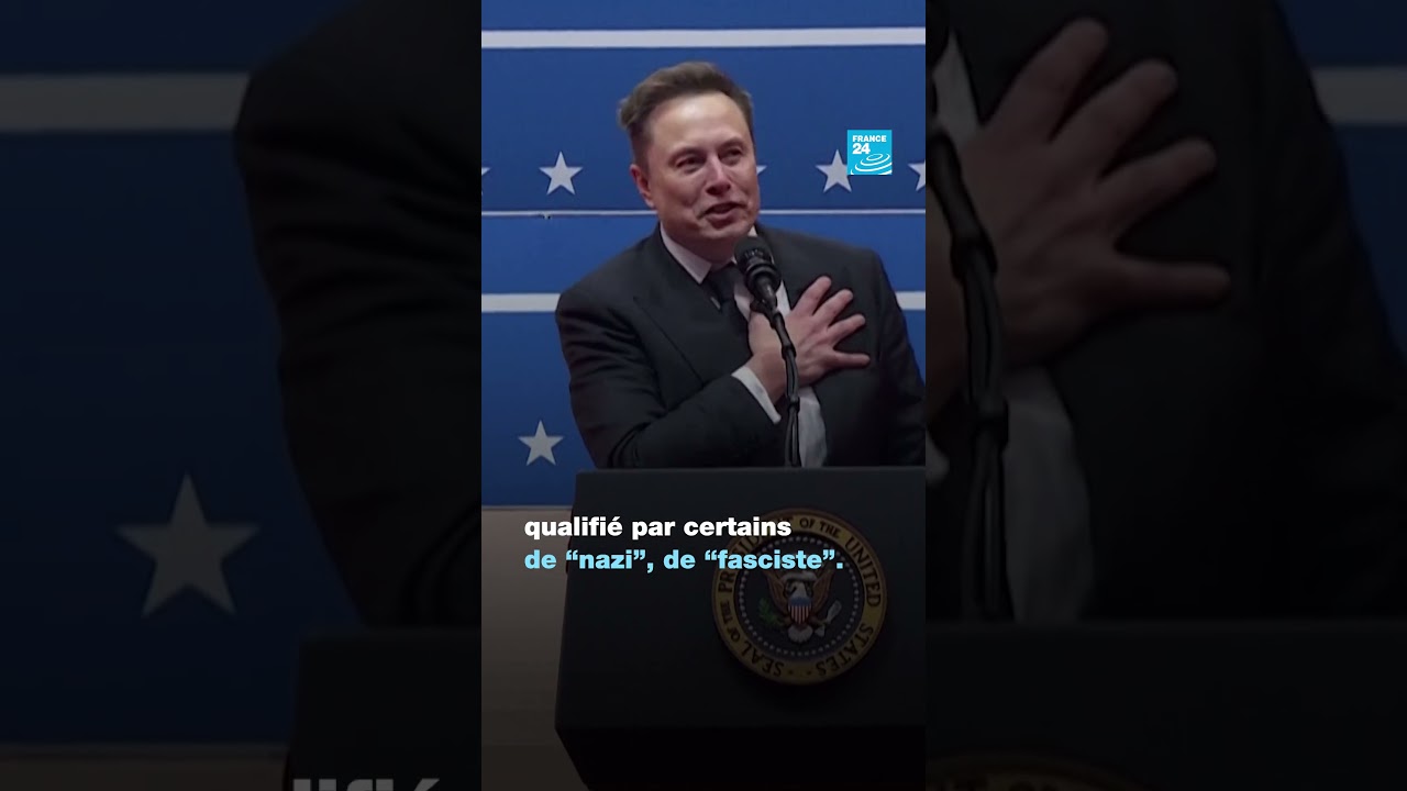 Elon Musk réagit à la polémique autour de son salut • FRANCE 24