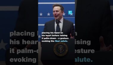 Musk repeatedly makes gesture likened to 'Nazi salute' at Trump rally … • FRANCE 24 English