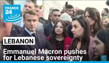 French president Emmanuel Macron pushes for Lebanese sovereignty • FRANCE 24 English