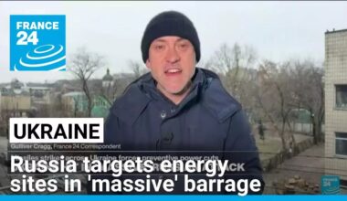 Russia targets Ukraine's energy sites in 'massive' barrage • FRANCE 24 English