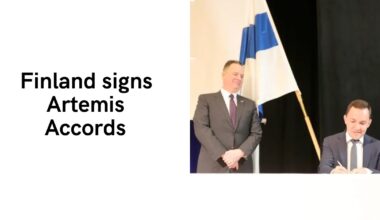 Finland signs Artemis Accords - SpaceNews