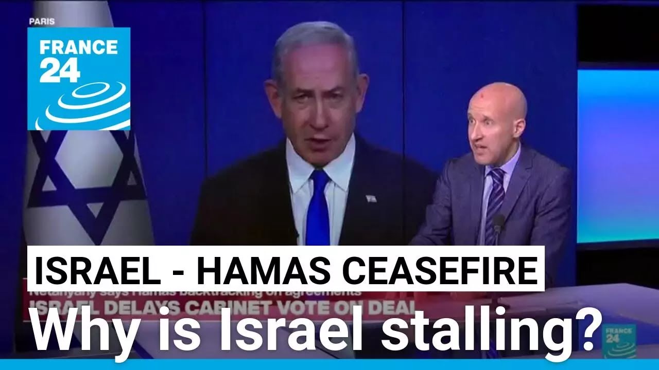 Why is Israel stalling over signing off on Gaza ceasefire deal? • FRANCE 24 English
