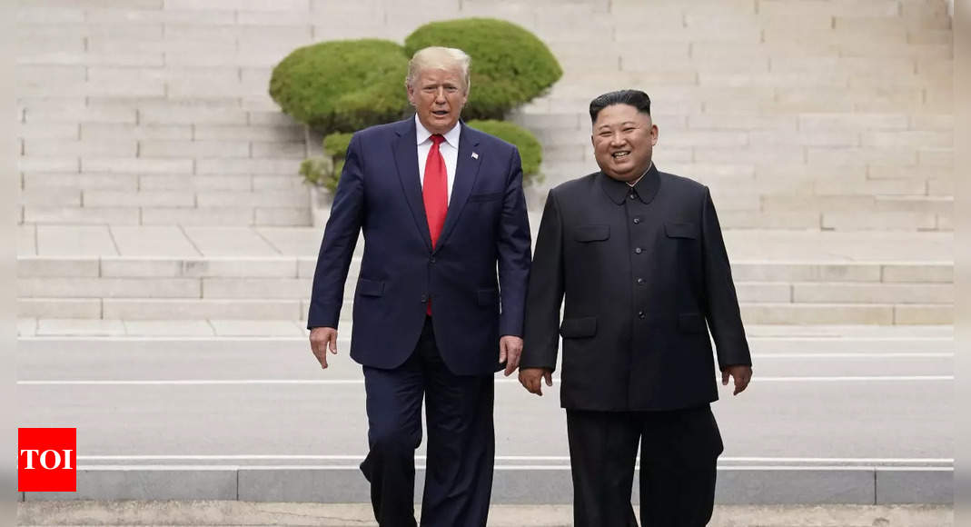 'How's Kim Jung Un doing?': Donald Trump asks troops stationed in South Korea on his first day of presidency