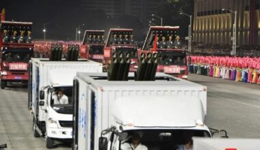 North Korea Hid Rockets In Box Trucks. They're Rolling Into Battle.