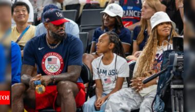 LeBron James' Wife, Savannah James, and Daughter Zhuri Share Heartwarming Dance Moment in South Korea Amidst Skincare Line Development | NBA News