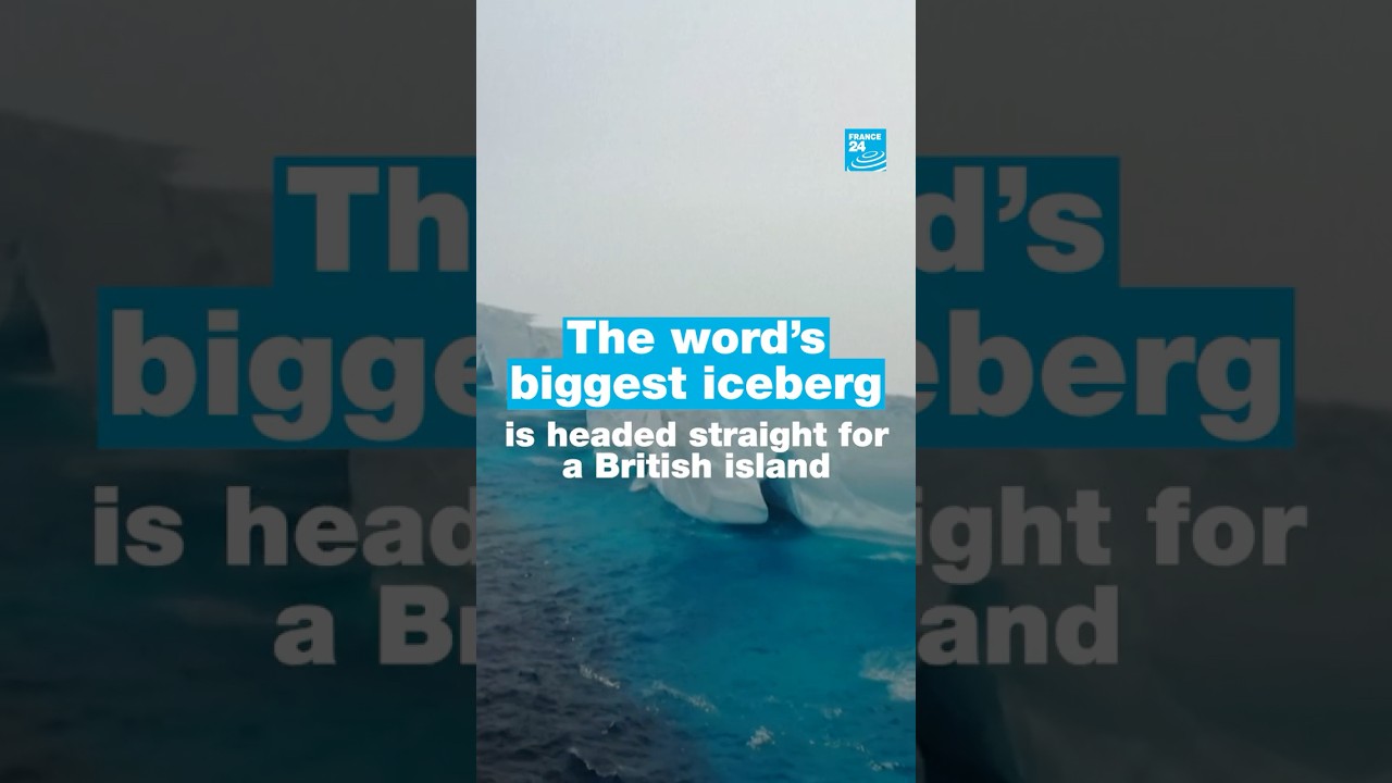 ❄️🐧The world's biggest #iceberg is headed straight for a #British island • FRANCE 24 English