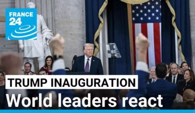 World leaders react to Trump's return as US president • FRANCE 24 English