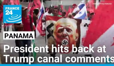 Panama tells Trump canal 'is and will remain' Panamanian • FRANCE 24 English