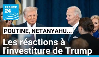 Poutine, Zelensky, Netanyahu, Hamas... Les réactions à l'investiture de Trump • FRANCE 24