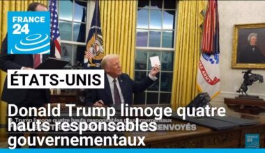 Donald Trump limoge quatre hauts responsables gouvernementaux • FRANCE 24