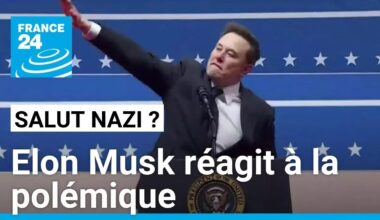 Elon Musk réagit à la polémique sur son geste rappelant un salut nazi • FRANCE 24
