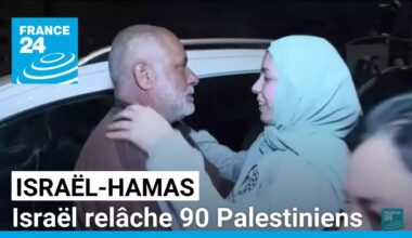 Israël relâche 90 Palestiniens après la libération de trois otages par le Hamas • FRANCE 24