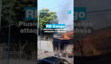🇨🇩 RD Congo : plusieurs ambassades attaquées à #Kinshasa • FRANCE 24