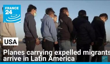 Planes carrying expelled migrants arrive in Latin America as US cracks down on illegal immigration