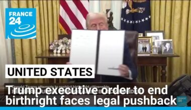 Trump executive order to end birthright faces legal pushback • FRANCE 24 English