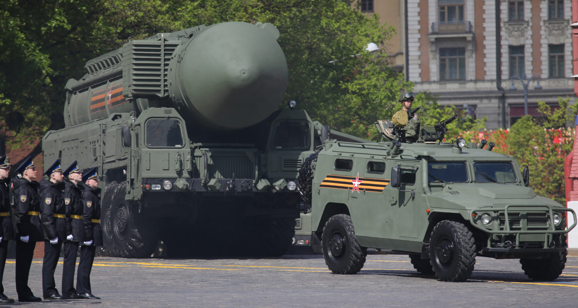 Russian nuclear missile complex seen in Moscow