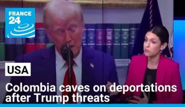 Colombia caves on deportations after Trump threats • FRANCE 24 English