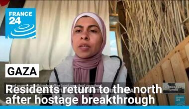 Gaza residents stream home to the north after hostage breakthrough • FRANCE 24 English