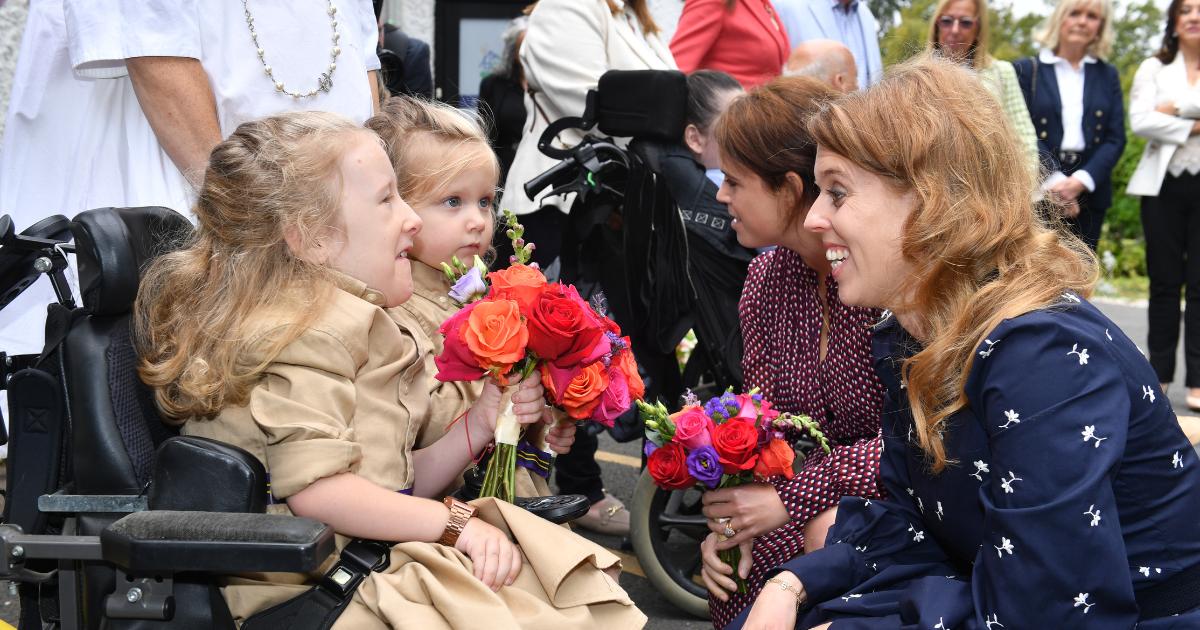Princesses Beatrice and Eugenie visit Haven House Children's Hospice