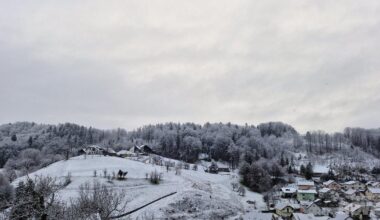 Slovenija se pripravlja na snežno odejo! Beli bodo vzhodni kraji, ledeni dež možen tudi na tej lokaciji