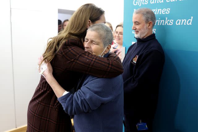 Chris Jackson/Getty Kate Middleton and Rebecca Mendelhson at The Royal Marsden Hospital in London on Jan. 14, 2025.