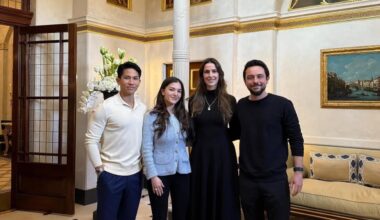 [alhusseinjo via IG] With our dear friends Prince Abdul Mateen and Princess Anisha Rosnah of Brunei