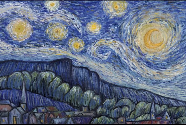 Starry Night Over North Belfast