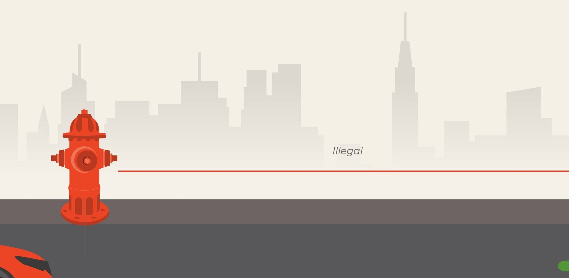 97% of NYC fire hydrant tickets are issued within 7 feet (despite law requiring parking 15 feet away)