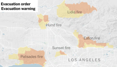California Wildfires Maps: Tracking Evacuations, Smoke and Wind in Los Angeles
