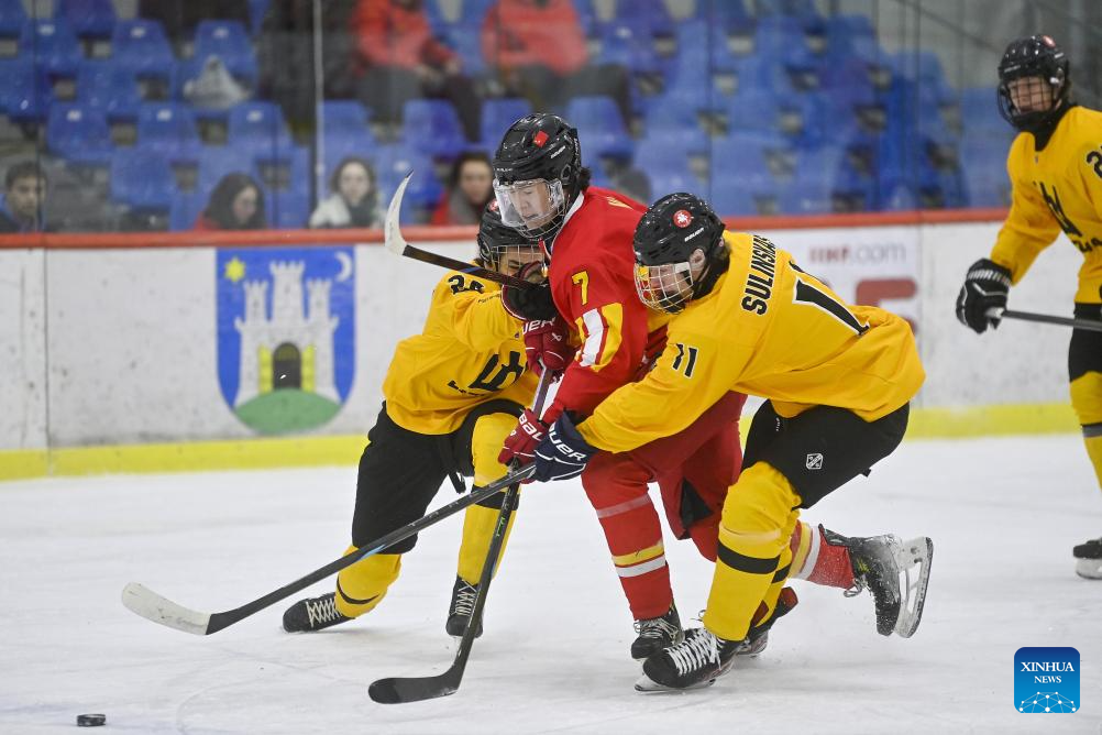 2025 Ice Hockey U20 World Championship: Lithuania vs. China-Xinhua
