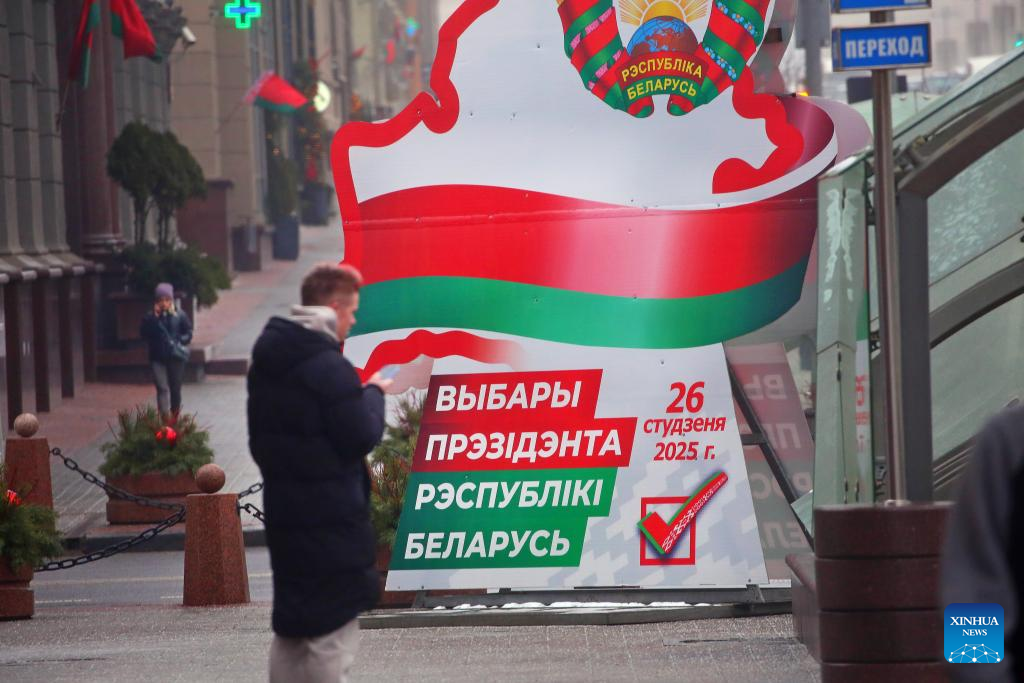 Presidential election of Belarus to take place on Jan. 26th-Xinhua